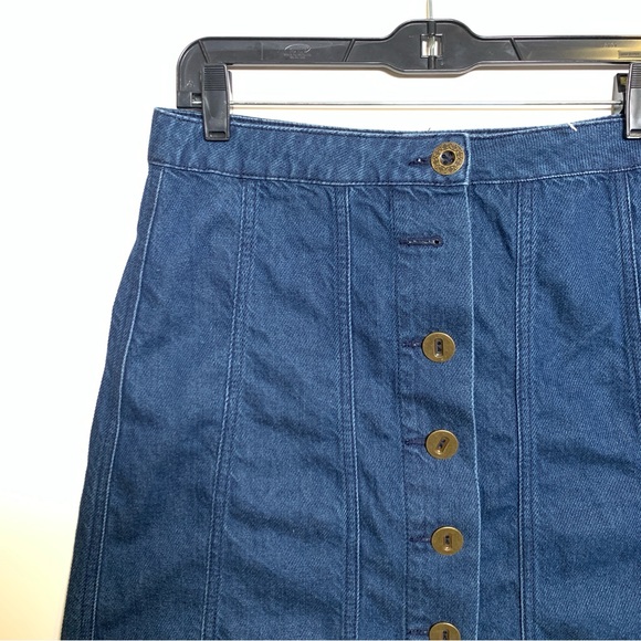 Pilgro and the Letterpress Mini Denim Skirt Size 2P - Picture 10 of 14